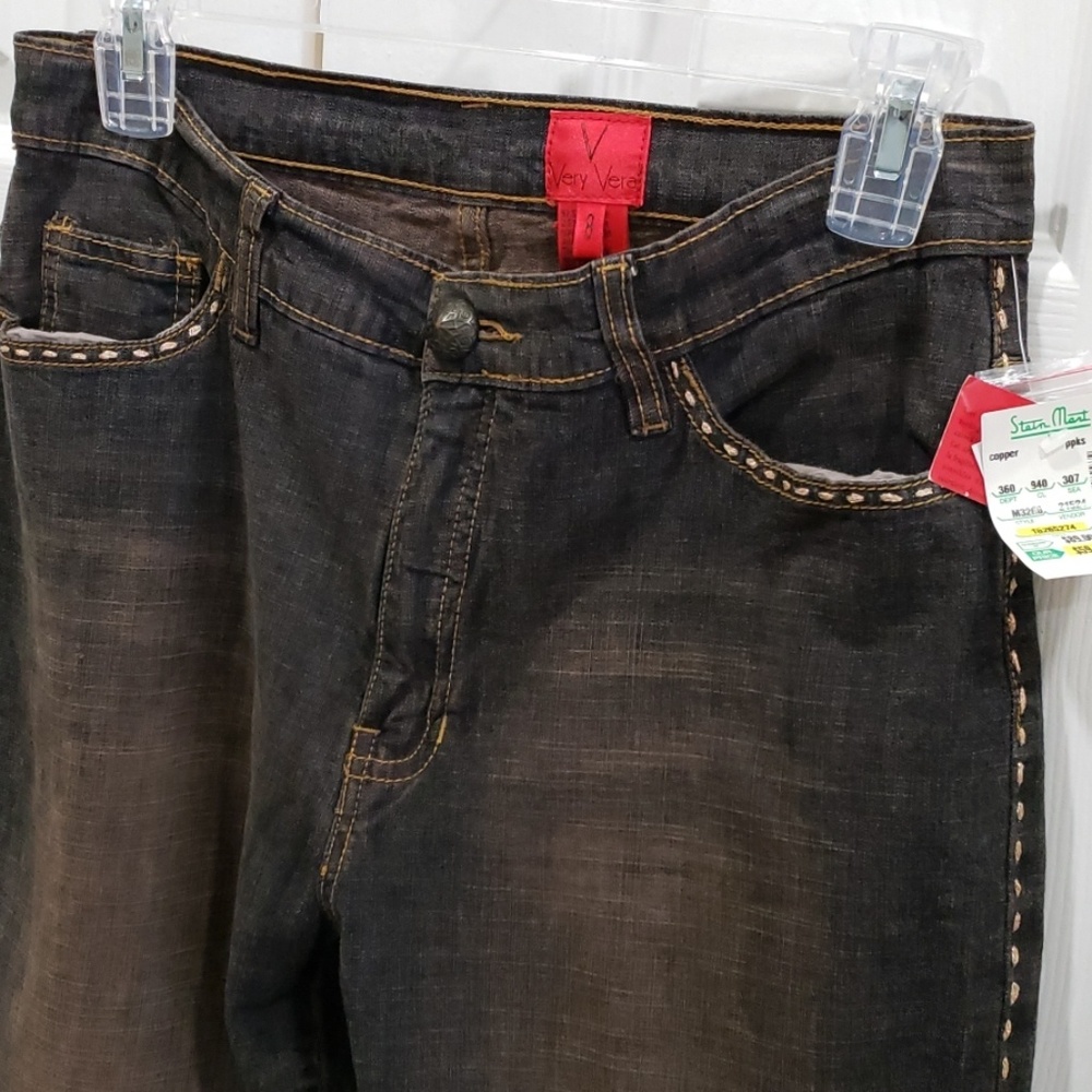 BRAND NEW NWT Very Vera Size 8 Jeans - Tall length, 32" Inseam